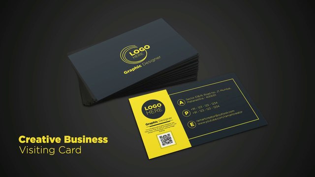 Creative Design Visiting Card Design in Adobe illustrator CC 2019