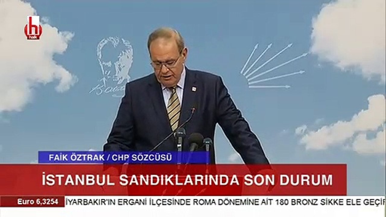 CHP, İstanbul'da İmamoğlu ile Yıldırım arasındaki oy farkını açıkladı