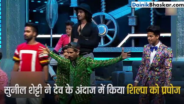 रियलिटी शो में सुनील शेट्टी ने किया शिल्पा को प्रपोज