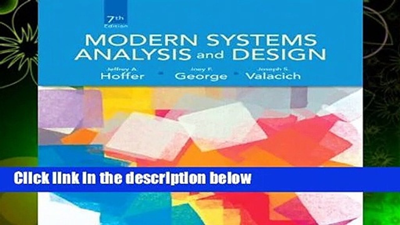 Modern Systems Analysis and Design