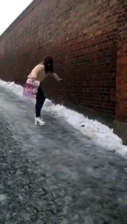 Super skilled lady from Russia on very high hee...