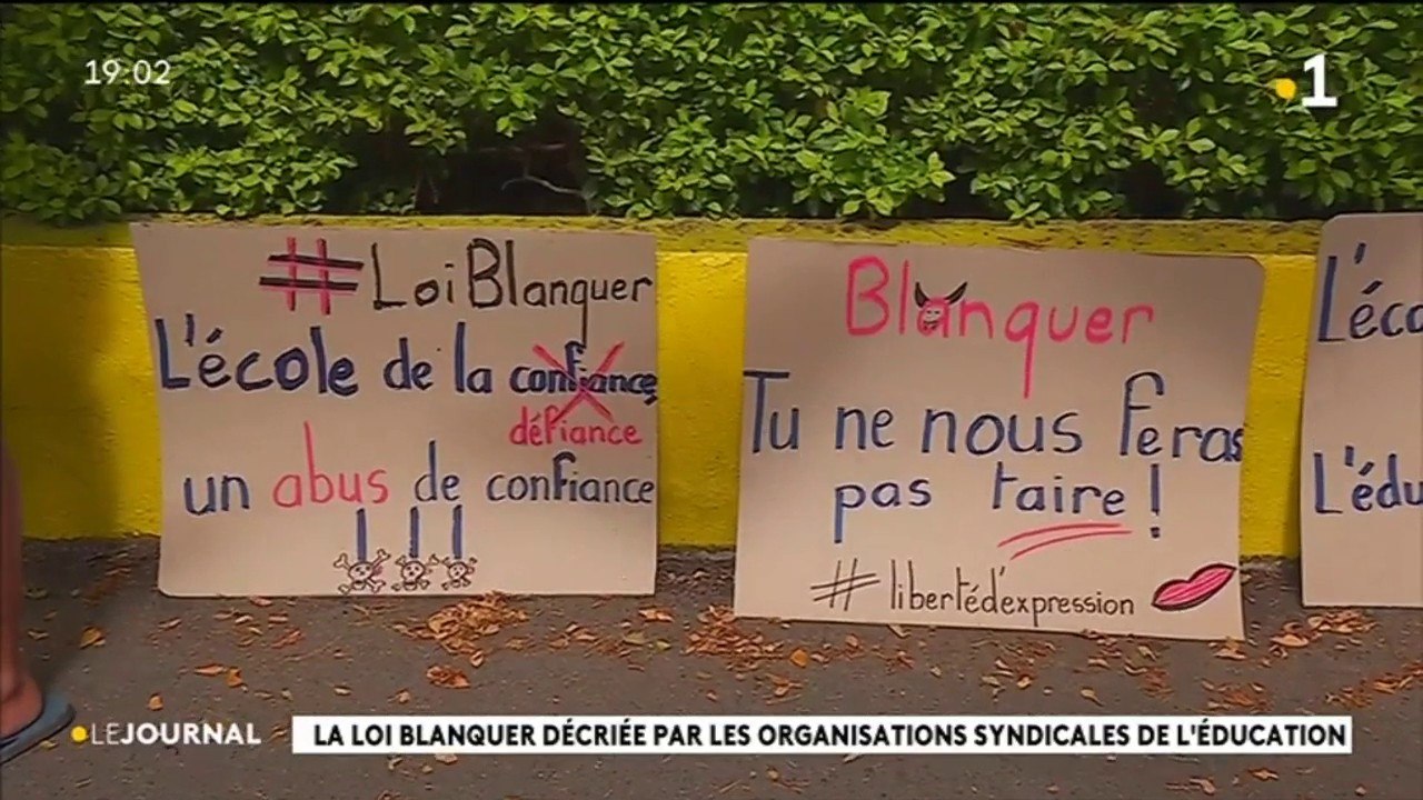 Très faible mobilisation des enseignants contre le projet de loi Blanquer