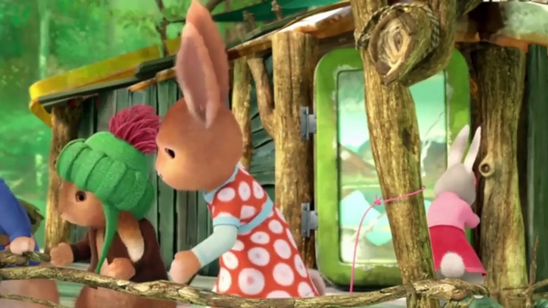 Pierre Lapin Le Sauvetage De La Cabane Dans Larbre Loiseau Le Renard Et Les Lapins