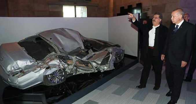 Cumhurbaşkanı Erdoğan 15 Temmuz Şehitler Müzesi'ni Ziyaret Etti