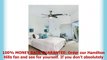Brushed Nickel Ceiling Fan with Light  Contemporary Modern Curved Silver finish Fan with