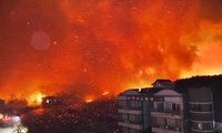 Güney Kore'de büyük yangın