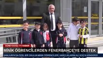 Minik öğrencilerden 'Fener Ol' kampanyasına destek