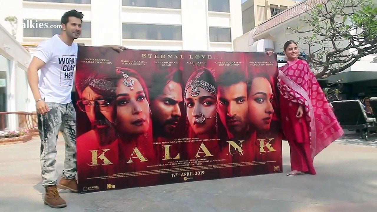 Varun Dhawan, Alia Bhatt, Madhuri Dixit & Aditya Roy Kapur As They Kickstarted Kalank Promotions