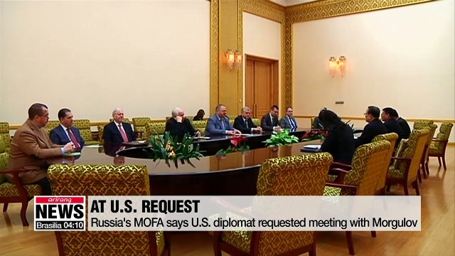 U.S. Ambassador to Russia meets with Moscow's Deputy Foreign Minister to discuss coordinating on North Korea issue
