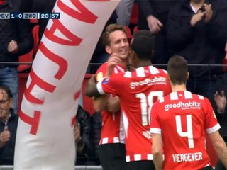 كرة قدم: الدوري الهولندي: آيندهوفن 4-0 بي إي سي زفوله