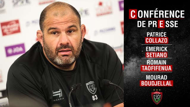 Conférence de presse d'avant-match J21 Toulon-Toulouse