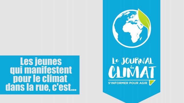 Les jeunes qui manifestent pour le climat dans la rue, c'est...