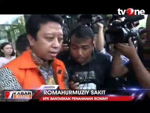 Rommy Sakit, KPK Bantarkan Penahanan
