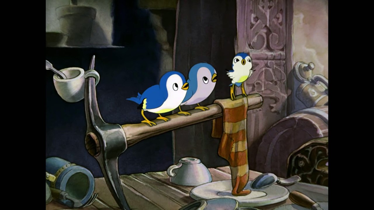 Blanche-Neige et les Sept Nains - Extrait du film - Visite de la maison des nains