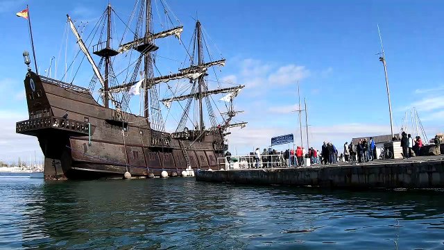 LE CAP D'AGDE - El Galéon Andalucía est arrivé !