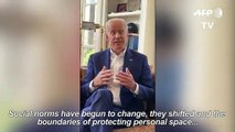 Biden says will be 'more mindful' about personal space