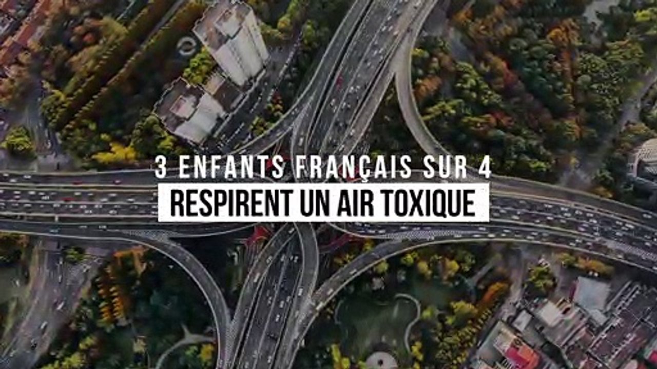 En France, 3 enfants sur 4 respirent un air toxique