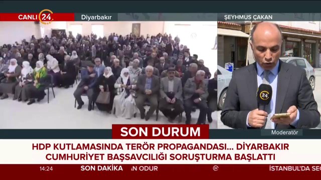 HDP kutlamasında PKK propagandası