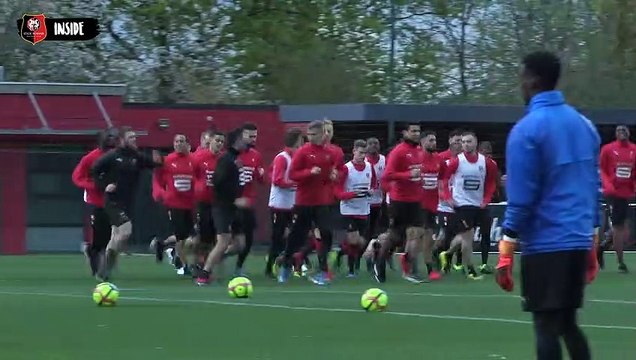 Inside avant Angers / Stade Rennais F.C.