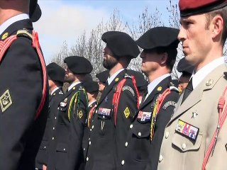 Cérémonie au 27e BCA