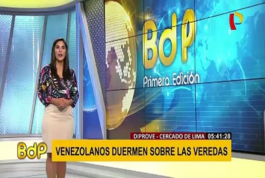 Cercado: extranjeros duermen en la calle para sacar antecedentes policiales