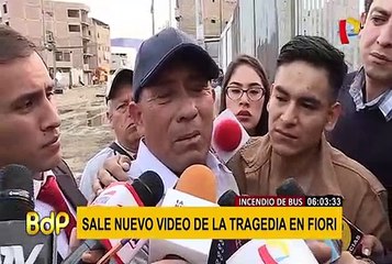Tragedia en Fiori: difunden nuevo video de intento de rescate de pasajeros de bus incendiado