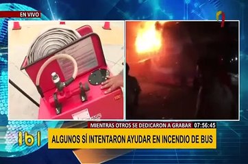 ¿Qué protocolos seguir en caso de incendio al interior de un bus de transportes?