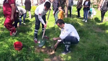 Her 112 çalışanı adına bir fidan dikildi - EDİRNE