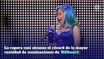 Cardi B lidera los Premios Billboard con 21 nominaciones