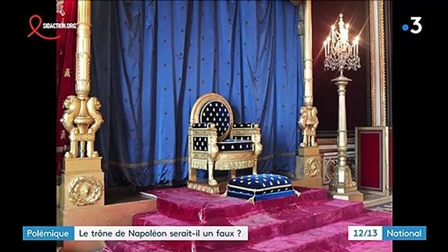 Fontainebleau : le trône impérial de Napoléon mis aux enchères serait-il un faux ?