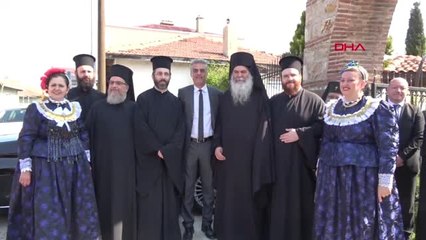 Edirne Bartholomeos, Edirne'de Ayine Katıldı