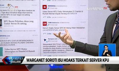 Warganet Soroti Isu Hoaks Terkait Server KPU