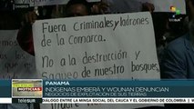 Pueblos indígenas panameños rechazan explotación de sus tierras