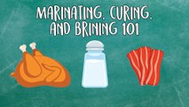 The Difference between Marinating, Curing, & Brining