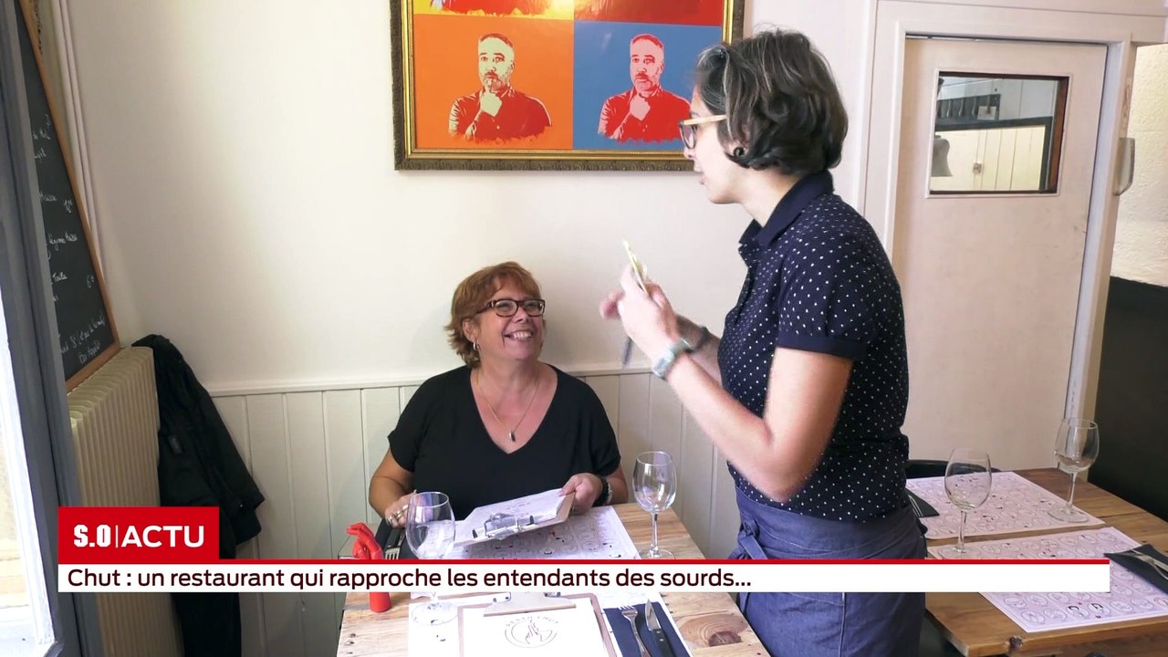 Chut : un restaurant qui rapproche les entendants des sourds...