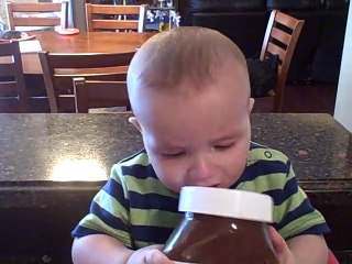 Kid is Crazy for Chocolate Hazelnut Spread