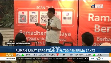 Rumah Zakat Targetkan 319.700 Penerima Zakat