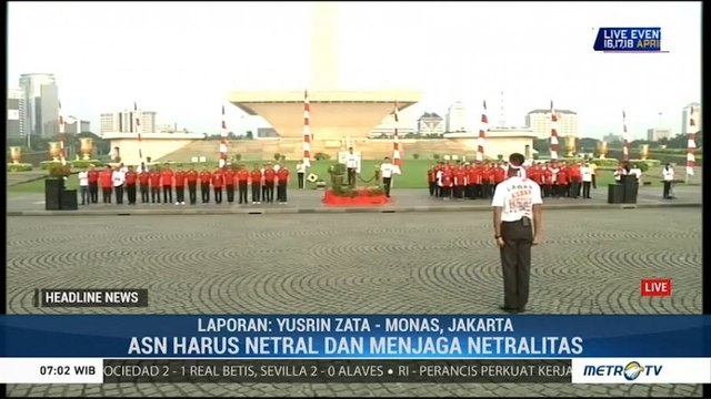 Kemendagri Gelar Apel Bersama Sukseskan Pemilu Serentak 2019