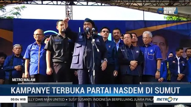 Kampanye Terbuka Partai NasDem di Sumut