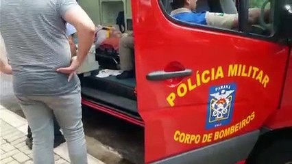 Idosa de 79 anos é socorrida com lesão na perna