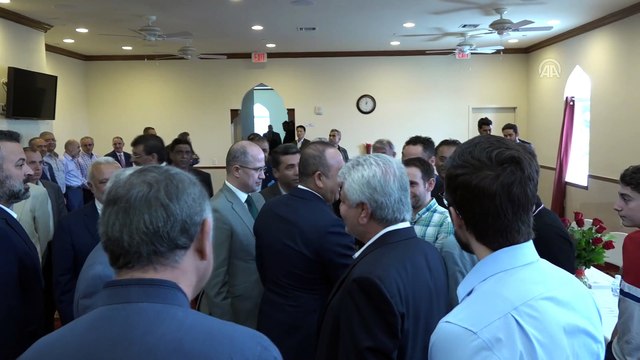 Çavuşoğlu, Miami'de Müslüman toplumun önde gelen isimleriyle görüştü - MIAMI