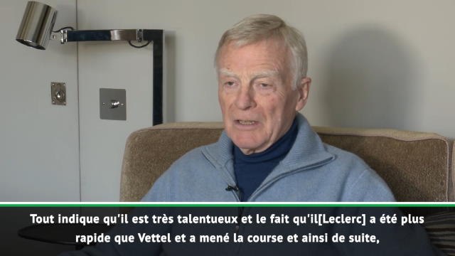 F1 - Mosley : Leclerc est très talentueux