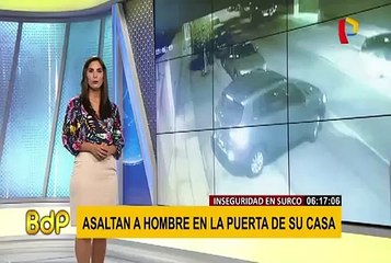 Surco: hombre fue asaltado en la puerta de su casa