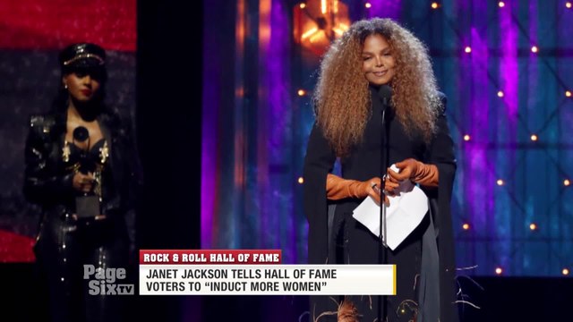 .@JanetJackson was inducted into the @rockhall of Fame, and gave a moving speech to include more women in future ceremonies. We'll tell you all about it on #PageSixTV!
