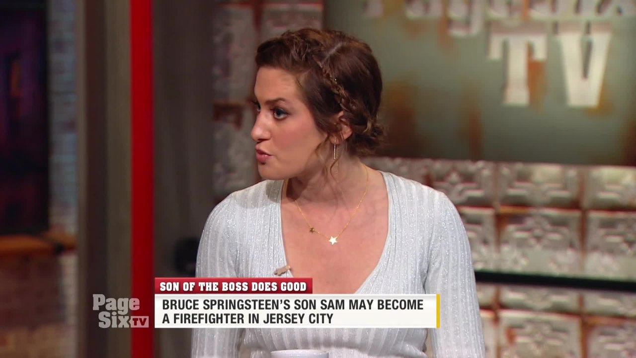.@springsteen's son is a boss just like him! #SamSpringsteen is a firefighter in NJ, and hopes to serve in Jersey City! Tune in to #PageSixTV for all the deets!