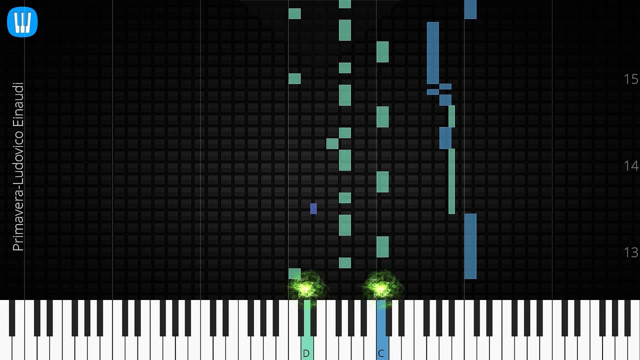  [Piano Solo]Primavera, Ludovico Einaudi-Synthesia Piano Tutorial