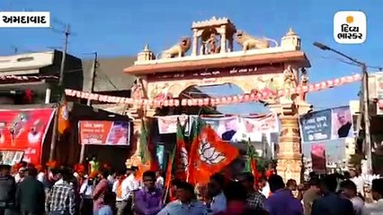 અમિત શાહનો રોડ શો, રાતોરાત વણઝર અને સરખેજમાં મેઈન રોડના ખાડા પૂરાયા
