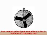 Air King 9335 30Inch 14Horsepower Industrial Grade Oscillating Ceiling Mount Fan with