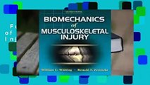 Full E-book  Biomechanics of Musculoskeletal Injury  Review