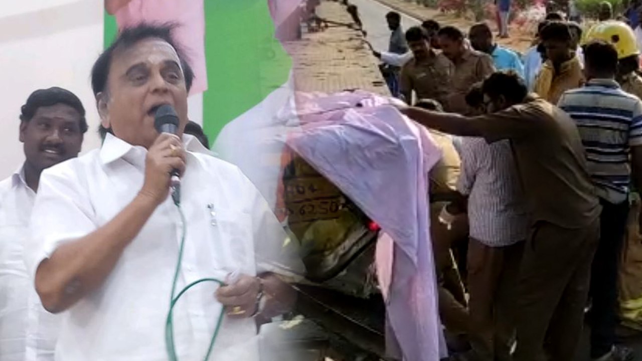 ஆம்பூர் அருகே கார் மீது லாரி மோதிய விபத்தில் மு...